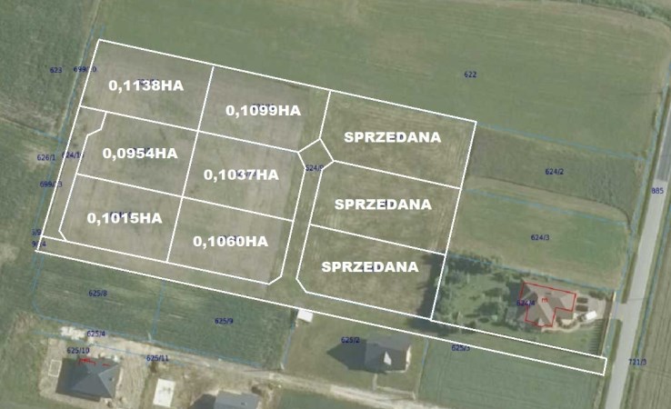 działka na sprzedaż - Olesno, Wł. Jagiełły
